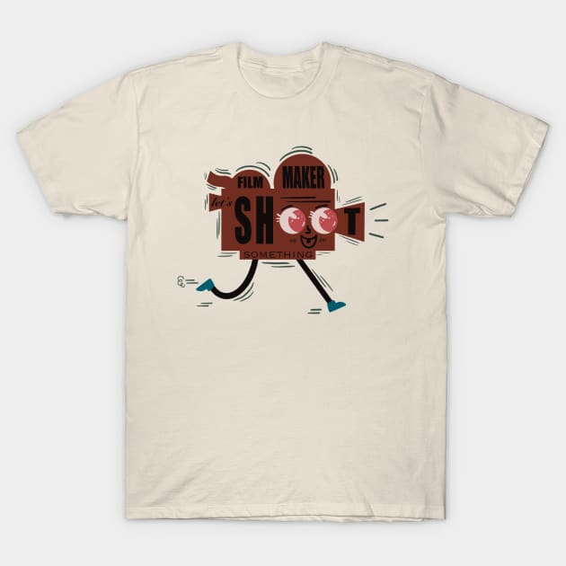 Running Camera illustration T-Shirt by Xatutik-Art